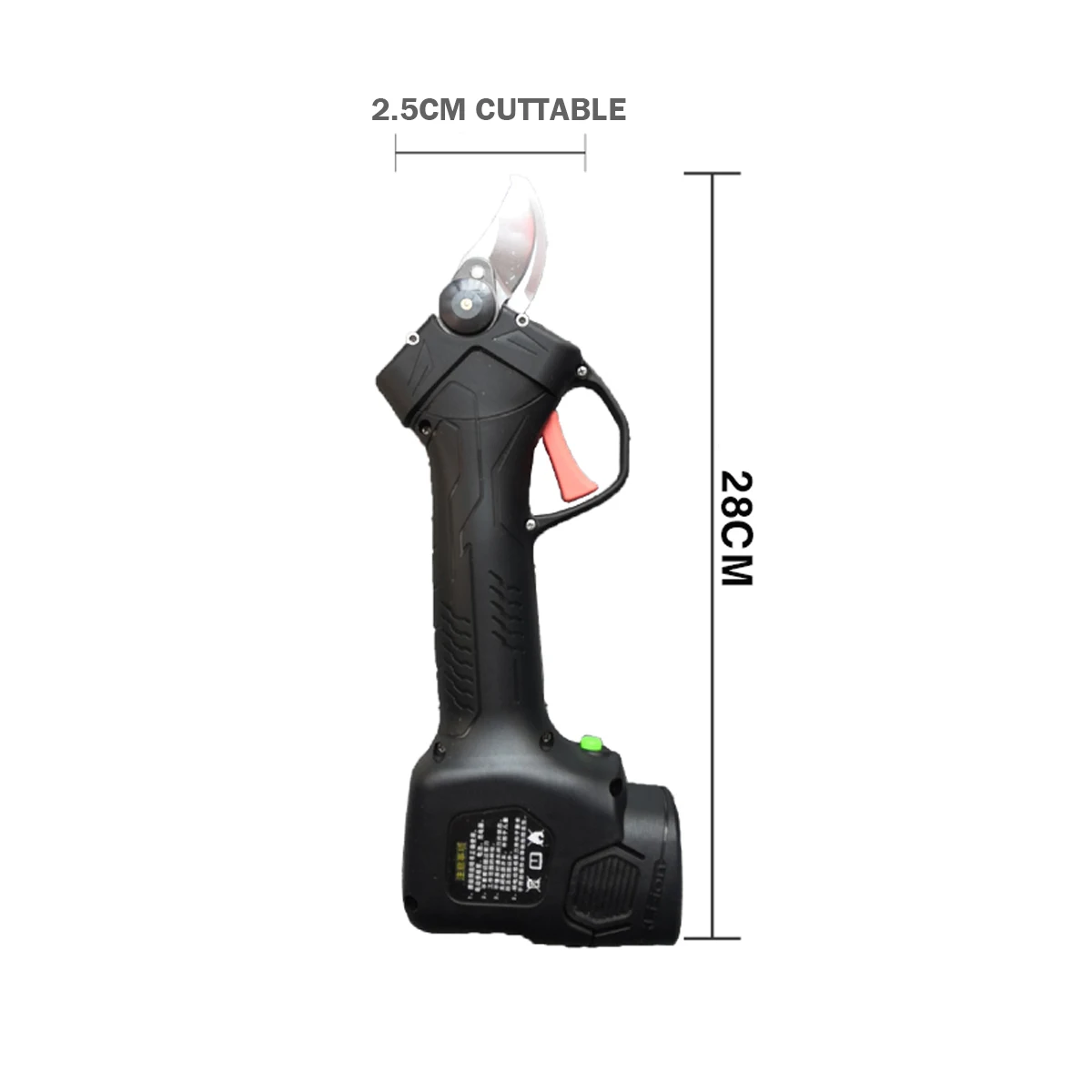 Rechargeable Electric Garden Scissors for Pruning Stems and Branches with Durable Battery and 2.5 CM Maximum Cutting 3 Rechargeable Electric Garden Scissors for Pruning Stems and Branches with Durable Battery and 2.5 CM Maximum Cutting 8