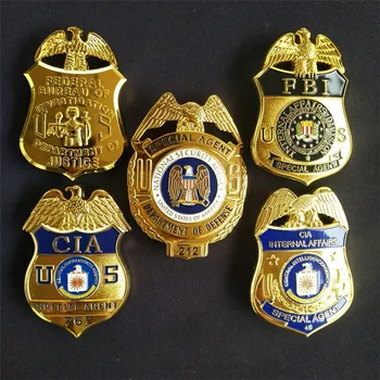 US FBI Metal Badge Police Special Agent Officer Badges Police Detective Badge CIA Brooch Pin Insignia Cosplay for collection
US FBI Metal Badge Police Special Agent Officer Badges Police Detective Badge CIA Brooch Pin Insignia Cosplay for collection