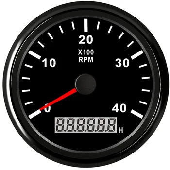 85mm Marine Tachometer Diesel Auto Car 4000 RPM Gauge hour meter for Boat Car Truck Outboard Engine Red Backlight 12V 24V
85mm Marine Tachometer Diesel Auto Car 4000 RPM Gauge hour meter for Boat Car Truck Outboard Engine Red Backlight 12V 24V