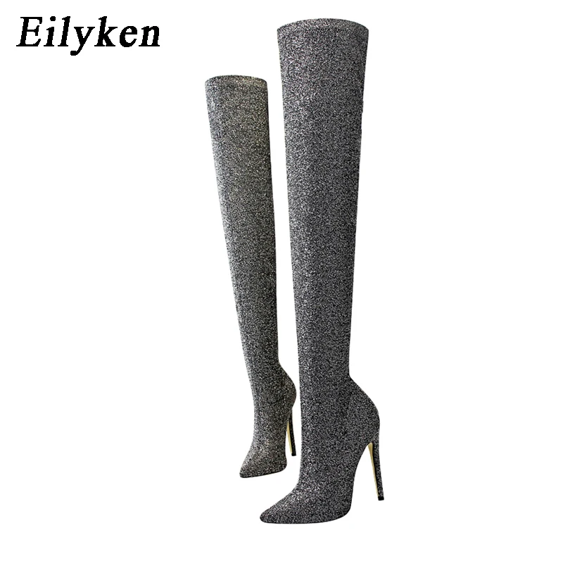 Eilyken 2019 New Winter Thin High Heels Women Over The Knee Boots Pointed Toe Sequined Stretch Boot Party Long Boots Shoes
Eilyken 2019 New Winter Thin High Heels Women Over The Knee Boots Pointed Toe Sequined Stretch Boot Party Long Boots Shoes