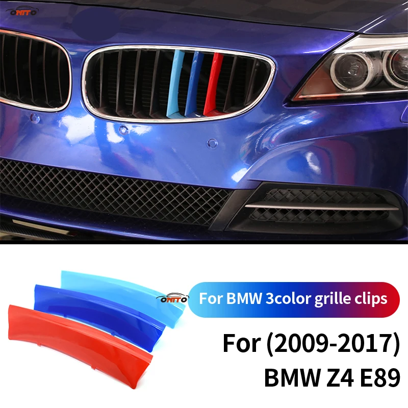 Car Styling ABS Accessory For BMW Z4 E89 2009-2017 3 colors Front Racing Grille Clips Coves Decoration Trim Stripe Decal Sticker
Car Styling ABS Accessory For BMW Z4 E89 2009-2017 3 colors Front Racing Grille Clips Coves Decoration Trim Stripe Decal Sticker