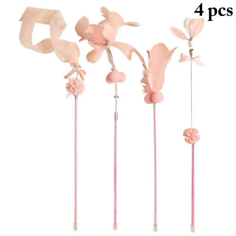 4PCS Cat Teaser Wand Interactive Cat Toy Fake Feather Kitten Teaser Toy Cat Catcher Wand Kitten Scratching Toy Pet Training Toy
4PCS Cat Teaser Wand Interactive Cat Toy Fake Feather Kitten Teaser Toy Cat Catcher Wand Kitten Scratching Toy Pet Training Toy
