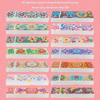 New Creative Popular Gifts DIY Mandala Special Shaped Diamond Painting 2 Grids Multi-function Pencil Case Small Item Storage Box
New Creative Popular Gifts DIY Mandala Special Shaped Diamond Painting 2 Grids Multi-function Pencil Case Small Item Storage Box