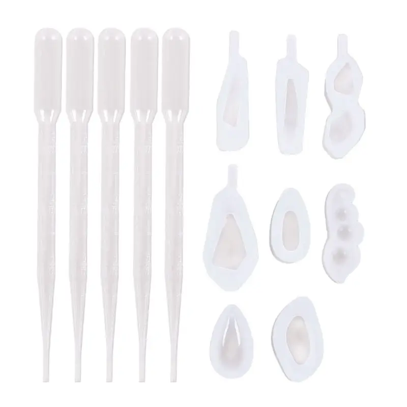 13Pcs/Set Silicone Crystal Epoxy Resin Mold Pendant Casting Mould Handmade DIY Crafts Jewelry Making Tool
13Pcs/Set Silicone Crystal Epoxy Resin Mold Pendant Casting Mould Handmade DIY Crafts Jewelry Making Tool