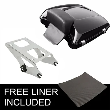 Motorcycle 5.5" Razor Pack Trunk Backrest Rack For Harley Tour Pak Road King Street Glide FLTRX 2014-2020 19
Motorcycle 5.5" Razor Pack Trunk Backrest Rack For Harley Tour Pak Road King Street Glide FLTRX 2014-2020 19