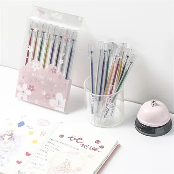 8pcs/set Colorful Maker Pens Highlighters Discoloration Fluorescent Gel Pens Drawing Pen Cute School Stationery Art Markers 
8pcs/set Colorful Maker Pens Highlighters Discoloration Fluorescent Gel Pens Drawing Pen Cute School Stationery Art Markers