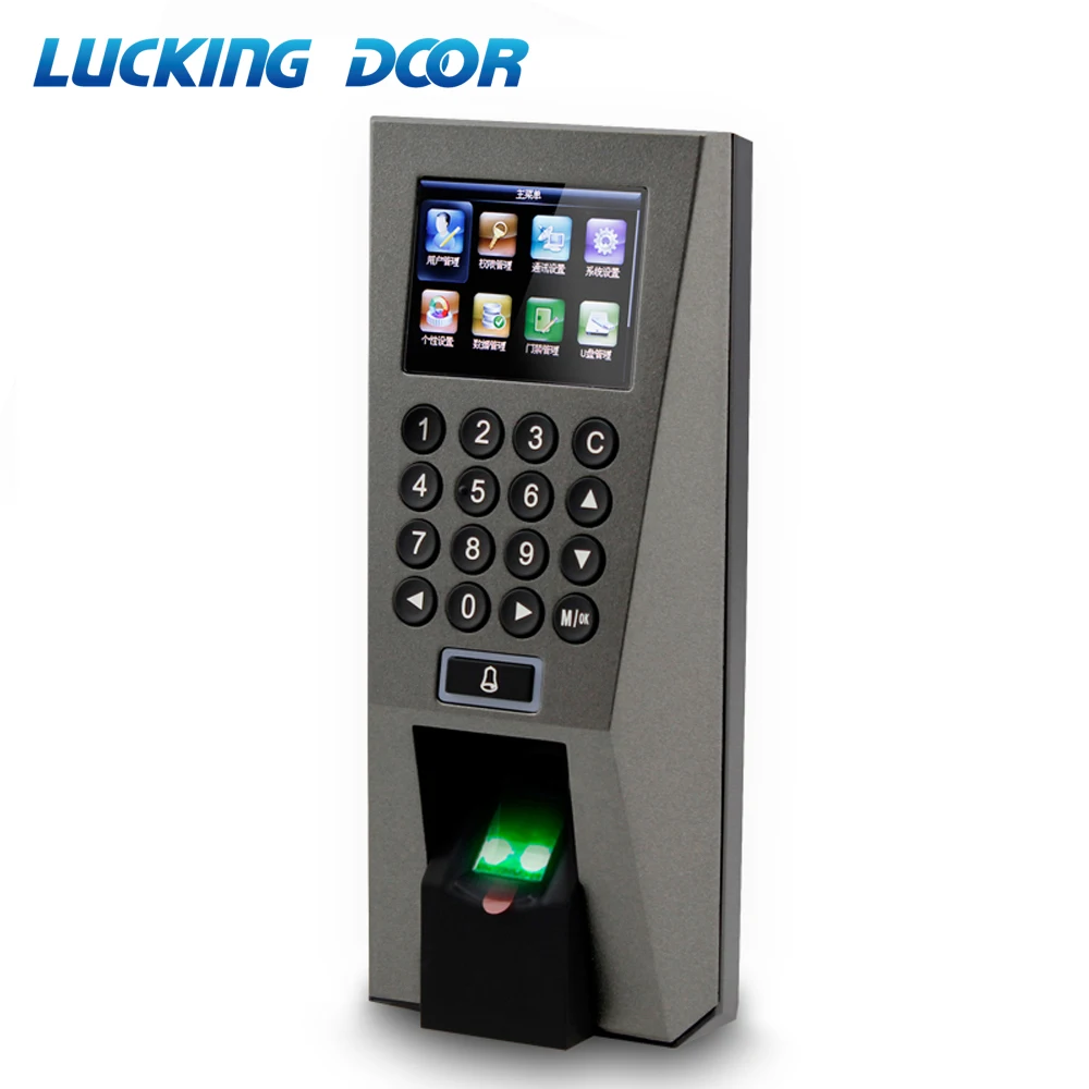 

2.4inch Smart Lock Time Attendance Terminal Time Record TCP/IP USB Biometric Fingerprint Door Access Control System