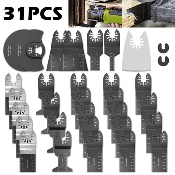 31Pcs Oscillating Tool Saw Blades for Renovator Power Tools Oscillating Multi Tool Oscilating Multitool Blades for Dremel Blade
31Pcs Oscillating Tool Saw Blades for Renovator Power Tools Oscillating Multi Tool Oscilating Multitool Blades for Dremel Blade