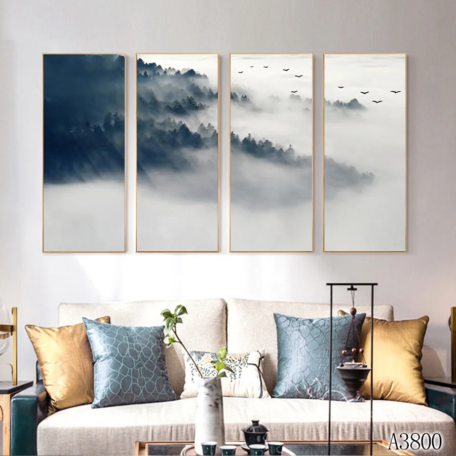 Modern Abstract Oil Painting Print on Canvas 4pcs Chinese style Landscape Canvas Art Printing Wall Art Picture for Home Decor
Modern Abstract Oil Painting Print on Canvas 4pcs Chinese style Landscape Canvas Art Printing Wall Art Picture for Home Decor