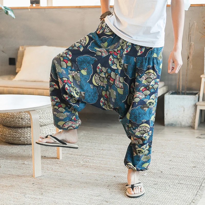 2018 Autumn New Style Chinese-style Plus-sized Menswear Casual Nepal Linen And Cotton Linen Flower Color Pants Men's Saggy Pants
2018 Autumn New Style Chinese-style Plus-sized Menswear Casual Nepal Linen And Cotton Linen Flower Color Pants Men's Saggy Pants