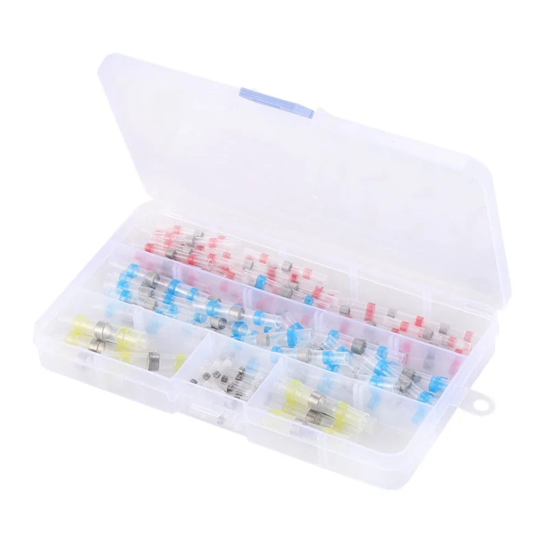 ELEG-100pcs 4 Sizes Waterproof Solder Sleeve Heat Shrink Tube Terminal Connectors with Box
ELEG-100pcs 4 Sizes Waterproof Solder Sleeve Heat Shrink Tube Terminal Connectors with Box