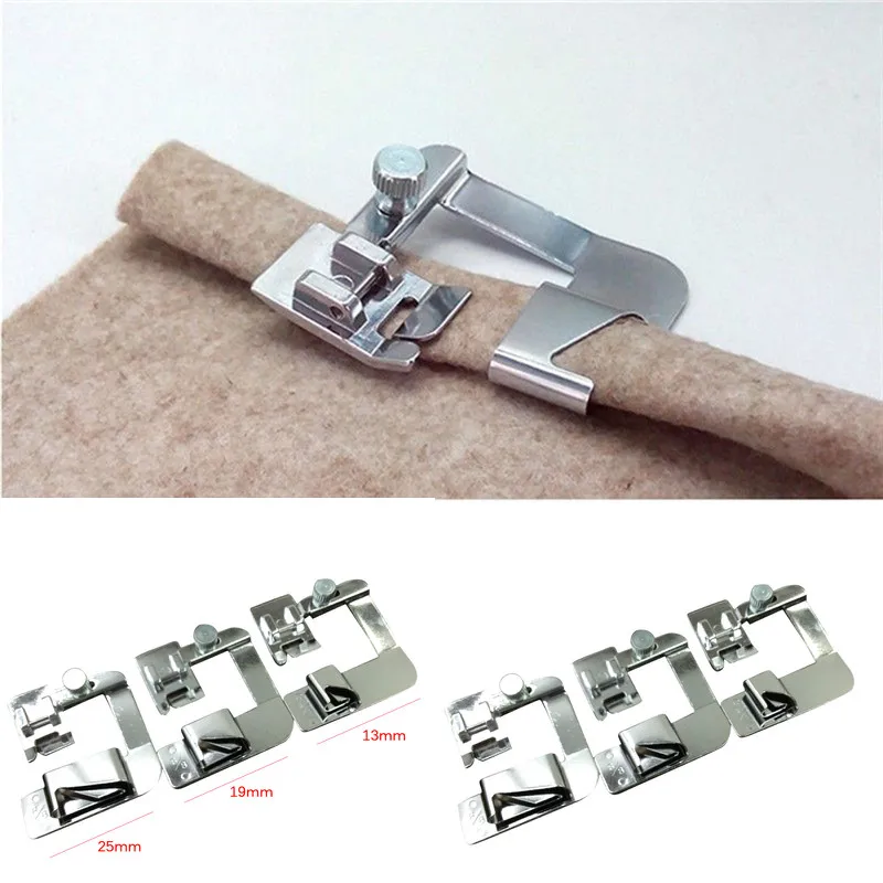 1PC Multi-functional Domestic Sewing Machine Foot Presser Hem Crimping Feet for Brother Singer Sewing Accessories 3 Sizes
1PC Multi-functional Domestic Sewing Machine Foot Presser Hem Crimping Feet for Brother Singer Sewing Accessories 3 Sizes