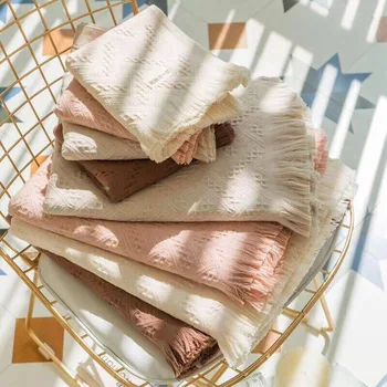

Turkish Lace Towels Soft Cotton Comfortable French Bath Towel Absorbent Reusable Unique Toallas Playa Sun Lounger Covers AC50TO