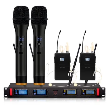 Wireless microphone dynamic display system UHF karaoke system wireless 2 handheld 2 skin color headset wireless microphone
Wireless microphone dynamic display system UHF karaoke system wireless 2 handheld 2 skin color headset wireless microphone