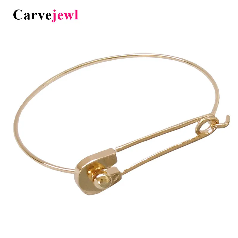 Carvejewl Personality Simple Stainless Steel Metal Plain Nautical Pin Wire Bangle Thin Gold Colour Bracelet For Birthday Gift
Carvejewl Personality Simple Stainless Steel Metal Plain Nautical Pin Wire Bangle Thin Gold Colour Bracelet For Birthday Gift