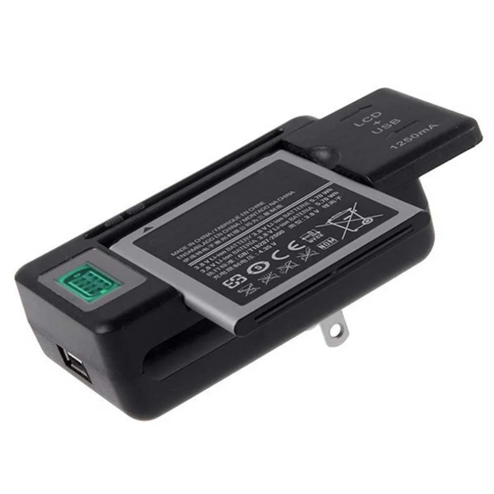 New Mobile Universal Battery Charger LCD Indicator Screen For Cell Phones USB-Port Convenient Interchanging For Spare Batteries
New Mobile Universal Battery Charger LCD Indicator Screen For Cell Phones USB-Port Convenient Interchanging For Spare Batteries