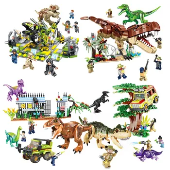 Jurassic World Dinosaur Compatible With Lepining Tyrannosaurus Rex T. Rex Transport Triceratop Building Block Toy For Children
Jurassic World Dinosaur Compatible With Lepining Tyrannosaurus Rex T. Rex Transport Triceratop Building Block Toy For Children