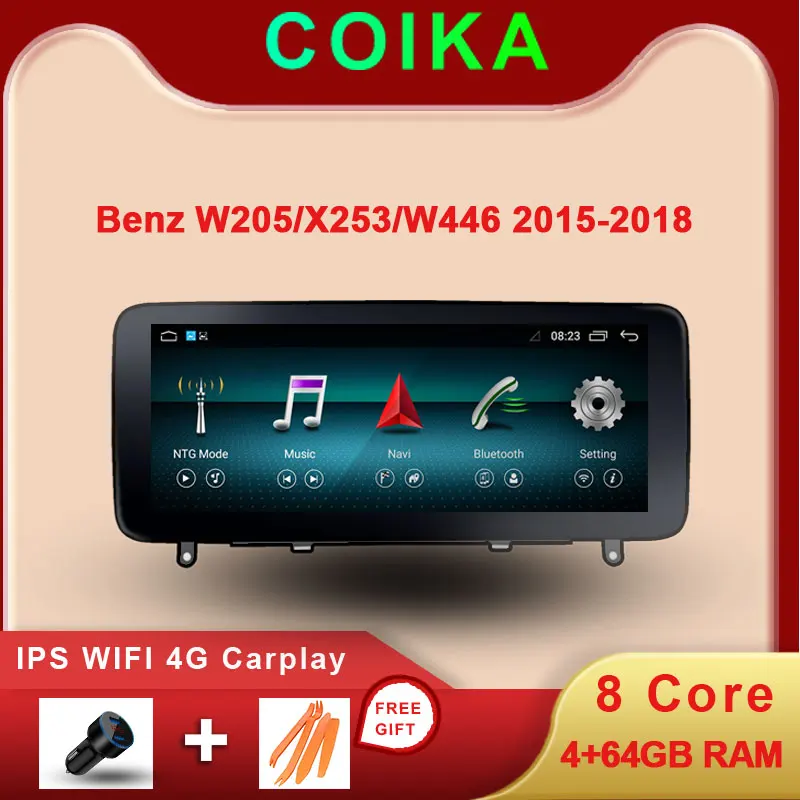 8 Core 4+64G RAM Car Multimedia Stereo For Merdedes Benz W205 X253 2015-2018 Android Radio GPS Navi BT 4G WIFI IPS Touch Carplay
8 Core 4+64G RAM Car Multimedia Stereo For Merdedes Benz W205 X253 2015-2018 Android Radio GPS Navi BT 4G WIFI IPS Touch Carplay