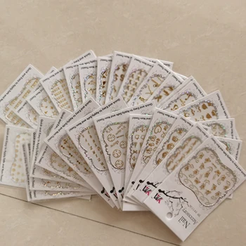 30pcs metal brand nail stickers30 different design manicure stickers
30pcs metal brand nail stickers30 different design manicure stickers