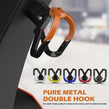 Aluminum Motorcycle Luggage Helmet Hanger Dual Hook M6 Bolt Bag Bottle Holder Electric Bike Scooter Accessories Universal
Aluminum Motorcycle Luggage Helmet Hanger Dual Hook M6 Bolt Bag Bottle Holder Electric Bike Scooter Accessories Universal