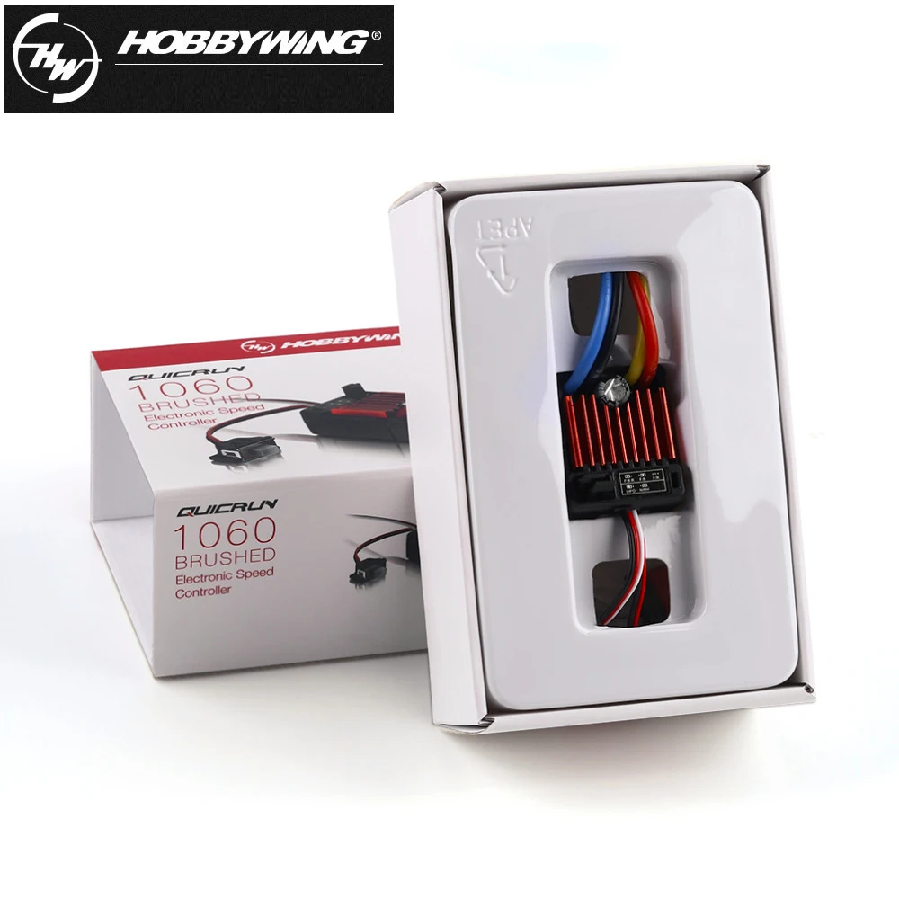 High quality Original HobbyWing QuicRun 1060 60A Brushed Electronic Speed Controller ESC For 1:10 RC Car Waterproof For RC Car
High quality Original HobbyWing QuicRun 1060 60A Brushed Electronic Speed Controller ESC For 1:10 RC Car Waterproof For RC Car