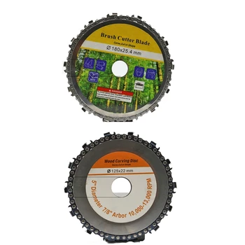 5/7 Inch Wood Craving Wheel Plate 13T/14T Angle Grinder Disc Cutting Grinding Tool Woodworking Chain Saw
5/7 Inch Wood Craving Wheel Plate 13T/14T Angle Grinder Disc Cutting Grinding Tool Woodworking Chain Saw