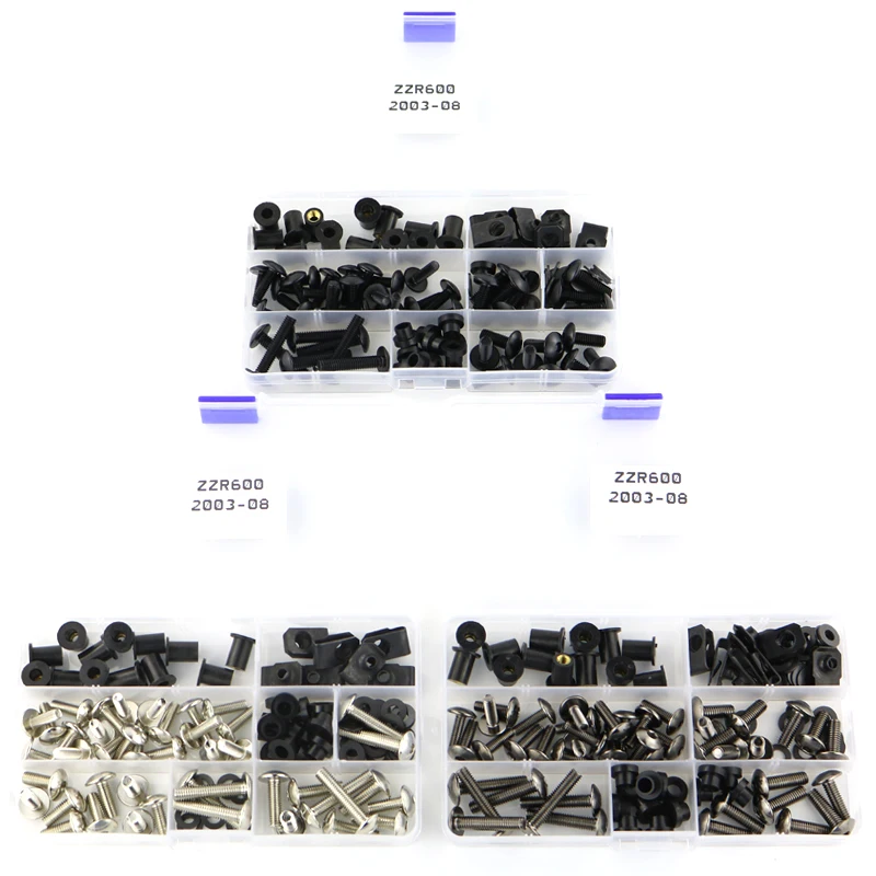 For Kawasaki ZZR 600 ZZR600 2003-2008 ZX-6R ZX 6R ZX6R 2002 Motorcycle Complete Fairing Bolts Kit Washer Nuts Fastener
For Kawasaki ZZR 600 ZZR600 2003-2008 ZX-6R ZX 6R ZX6R 2002 Motorcycle Complete Fairing Bolts Kit Washer Nuts Fastener