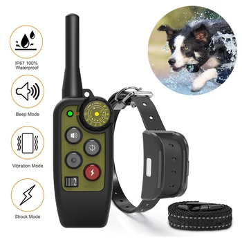 Dog Remote Training Collar 500Yards Rechargeable Waterproof Electric Dog Shock Collar with Blind Operation PET Trainers
Dog Remote Training Collar 500Yards Rechargeable Waterproof Electric Dog Shock Collar with Blind Operation PET Trainers