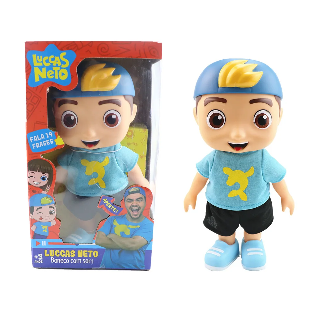 25cm Luccas Neto Dolls Action Figure Toys Vinyl Model Doll with Sound Children Christmas Gift
25cm Luccas Neto Dolls Action Figure Toys Vinyl Model Doll with Sound Children Christmas Gift