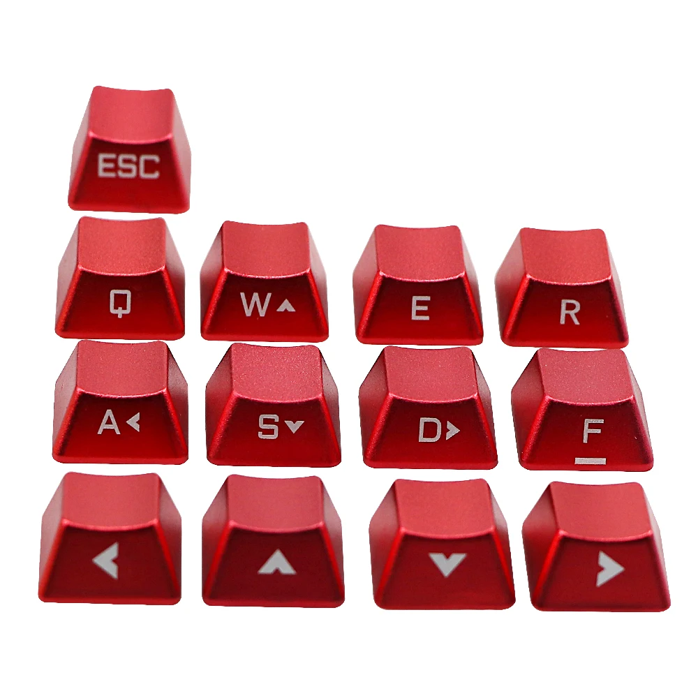 OEM Profile 13pcs Zinc Aluminium Alloy Key Cap Mechanical Keyboard keycap for ESC WASA Arrow key Stereoscopic Anode keycaps
OEM Profile 13pcs Zinc Aluminium Alloy Key Cap Mechanical Keyboard keycap for ESC WASA Arrow key Stereoscopic Anode keycaps