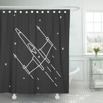 Star Flying Spaceship in Outer Space Vader Darth Ship Shower Curtain Waterproof Fabric 72 x 72 Inches Set with Hooks
Star Flying Spaceship in Outer Space Vader Darth Ship Shower Curtain Waterproof Fabric 72 x 72 Inches Set with Hooks