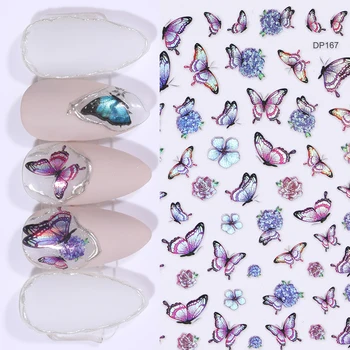 1 Pcs 3D Nail Sticker Butterfly Nail Art Stickers Adhesive Sliders Colorful Flowers Nail Transfer Decals Foils Wraps Decorations
1 Pcs 3D Nail Sticker Butterfly Nail Art Stickers Adhesive Sliders Colorful Flowers Nail Transfer Decals Foils Wraps Decorations