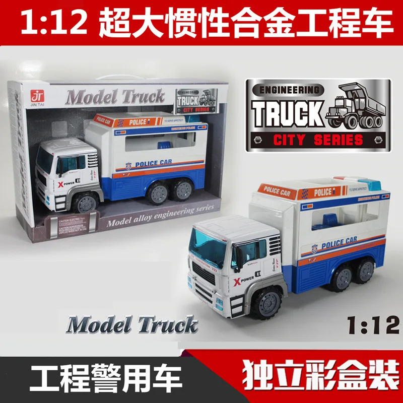 1: 12 Large Alloy Inertia Engineering Vehicle Model Engineering Police Police Car Model Children'S Educational Toy
1: 12 Large Alloy Inertia Engineering Vehicle Model Engineering Police Police Car Model Children'S Educational Toy