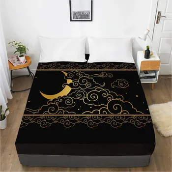 3D Design Mattress Fitted Cover Fitted Sheet Bed Custom Design Bed Linens Sheets Bedsheet Black Glod Home Textile 183x214cm
3D Design Mattress Fitted Cover Fitted Sheet Bed Custom Design Bed Linens Sheets Bedsheet Black Glod Home Textile 183x214cm