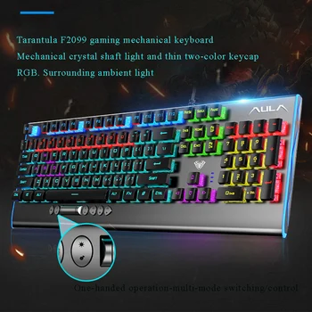 2020 Wired Gaming Mechanical keyboard 104 keys Blue Switch Backlit gaming Keyboards for Tablet Desktop
2020 Wired Gaming Mechanical keyboard 104 keys Blue Switch Backlit gaming Keyboards for Tablet Desktop