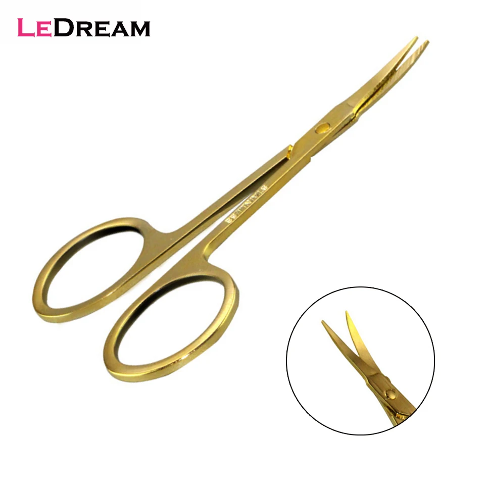 1PC Gold Eyebrow Scissors Razor Trimmer Blades Stainless Steel Eyelash Straight Elbow Trimmer Shaver Scissors Nose Hair Clipper
1PC Gold Eyebrow Scissors Razor Trimmer Blades Stainless Steel Eyelash Straight Elbow Trimmer Shaver Scissors Nose Hair Clipper