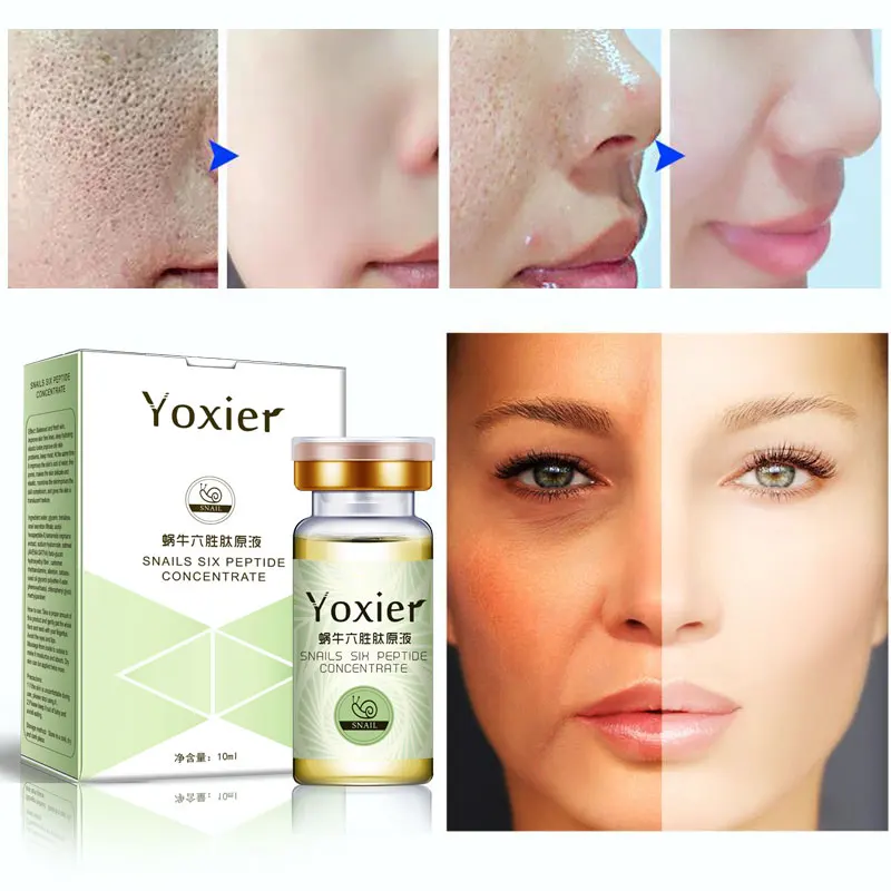 Snails Six Peptide Concentrate Anti-aging Moisturizing Oil-control Snail Pure Essence Hyaluronic Acid Facial Treatment 10ml
Snails Six Peptide Concentrate Anti-aging Moisturizing Oil-control Snail Pure Essence Hyaluronic Acid Facial Treatment 10ml