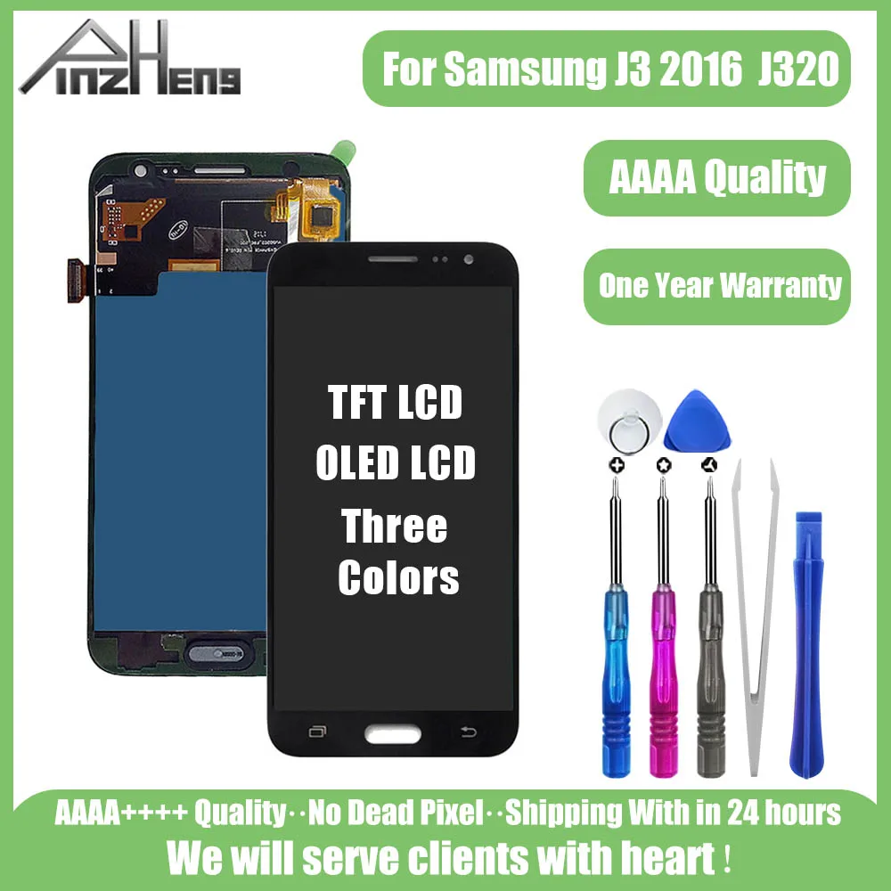 PINZHENG Screen LCD For Samsung Galaxy J3 2016 Display J320 J320F J320M J320Y LCD Touch Screen Digitizer Assembly Replacement
PINZHENG Screen LCD For Samsung Galaxy J3 2016 Display J320 J320F J320M J320Y LCD Touch Screen Digitizer Assembly Replacement