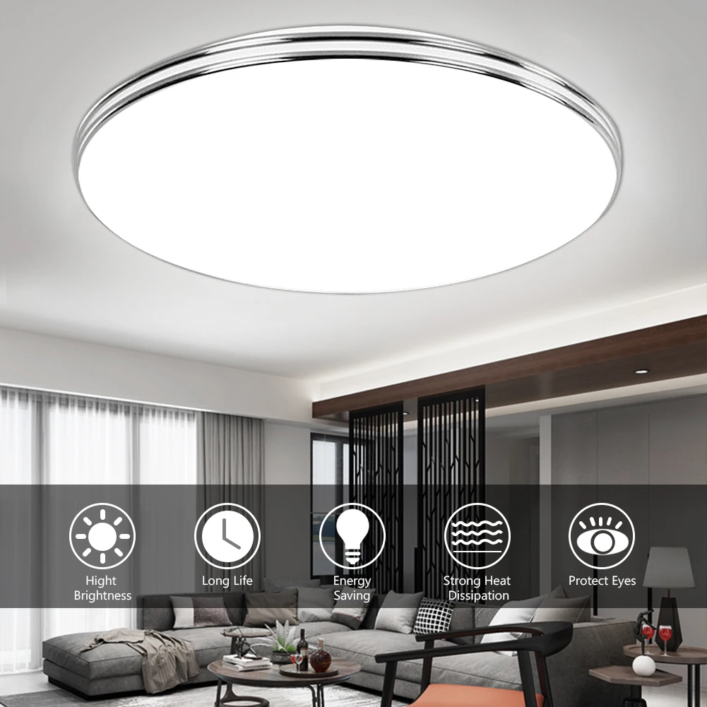 Ultra Thin LED Ceiling Lamp LED Modern Panel Light 72W 36W 24W 18W 12W 220V Bedroom Kitchen Surface Mount Flush Panel Light
Ultra Thin LED Ceiling Lamp LED Modern Panel Light 72W 36W 24W 18W 12W 220V Bedroom Kitchen Surface Mount Flush Panel Light