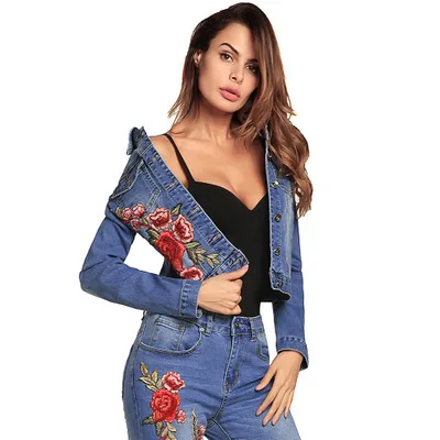 Autumn Spring Women Short Jackets 2020 New Fashion Embroidery Denim Jacket Femmen Vintage Jeans Casual Basic Coat LX1625
Autumn Spring Women Short Jackets 2020 New Fashion Embroidery Denim Jacket Femmen Vintage Jeans Casual Basic Coat LX1625