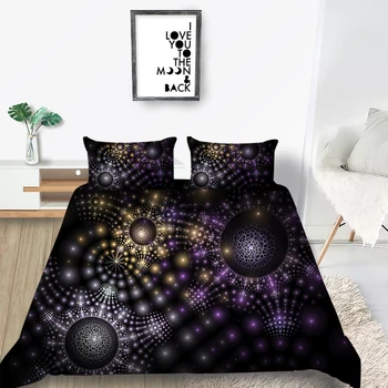 Creative Bedding Set Double Fashionable Geometric Fantasy Duvet Cover Black King Queen Twin Full Single Unique Design Bed Set 
Creative Bedding Set Double Fashionable Geometric Fantasy Duvet Cover Black King Queen Twin Full Single Unique Design Bed Set