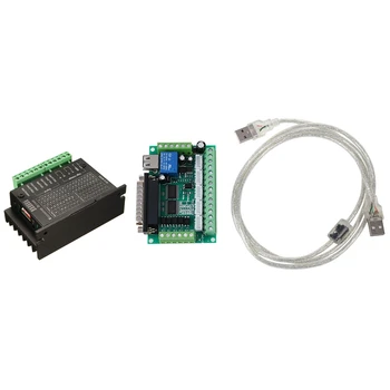 2 Pcs Motor Driver Tool: 1 Pcs CNC Single Axis TB6600 2/4 Phase Hybrid Stepper Motor Driver Controller & 1 Pcs 5 Axis CNC Breako
2 Pcs Motor Driver Tool: 1 Pcs CNC Single Axis TB6600 2/4 Phase Hybrid Stepper Motor Driver Controller & 1 Pcs 5 Axis CNC Breako