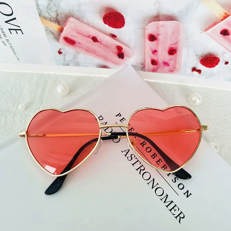 Солнцезащитные очки в форме сердца женские роскошные солнцезащитные кошачий