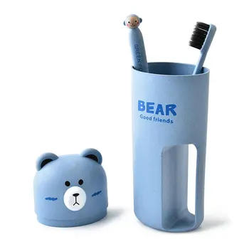 Creative Cartoon Bear Toothbrush Case Set Toothpaste Holder Portable Wash Organizer Cup With 2Pcs Tooth Brush For Traveling
Creative Cartoon Bear Toothbrush Case Set Toothpaste Holder Portable Wash Organizer Cup With 2Pcs Tooth Brush For Traveling