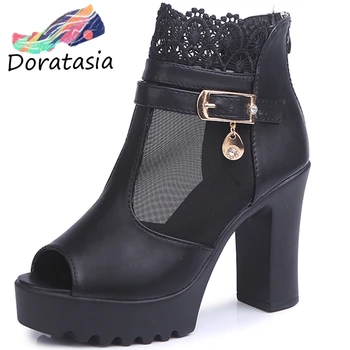 DORATASIA Women Open Toe Zipper Block Heels Fashion Shoes Party Casual Sandals Women Solid Summer Sandals
DORATASIA Women Open Toe Zipper Block Heels Fashion Shoes Party Casual Sandals Women Solid Summer Sandals