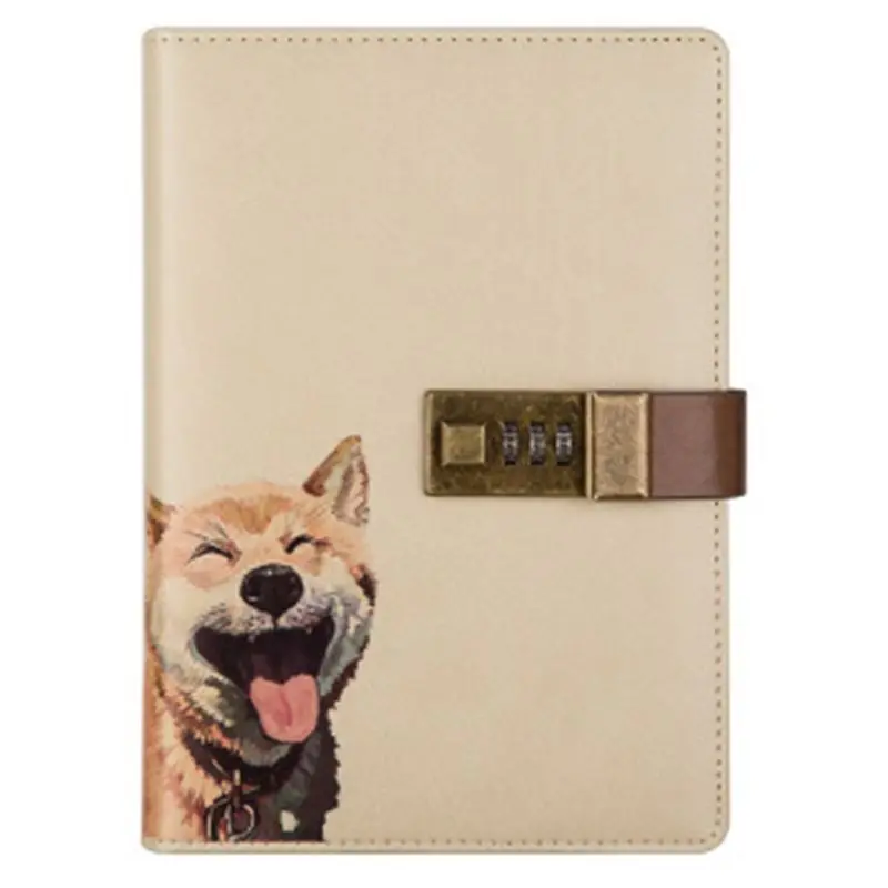 Travel Notebook with Combination Lock Faux Leather Animals Diary Journal Notepad L9BA
Travel Notebook with Combination Lock Faux Leather Animals Diary Journal Notepad L9BA