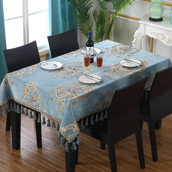 European Luxury Tablecloth Embroidered Rectangular Table Cloth for Weding Banquet Jacquard Table Cover Can Be Customized
European Luxury Tablecloth Embroidered Rectangular Table Cloth for Weding Banquet Jacquard Table Cover Can Be Customized