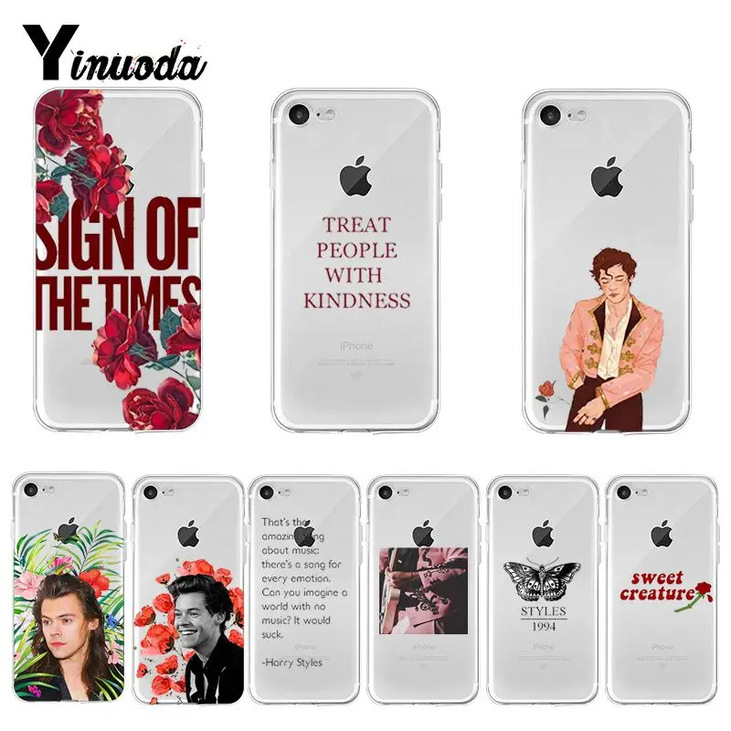 

Yinuoda Harry Styles New High Quality Multi Colors Luxury phone case for Apple iPhone 8 7 6 6S Plus X XS max 5 5S SE XR Cover