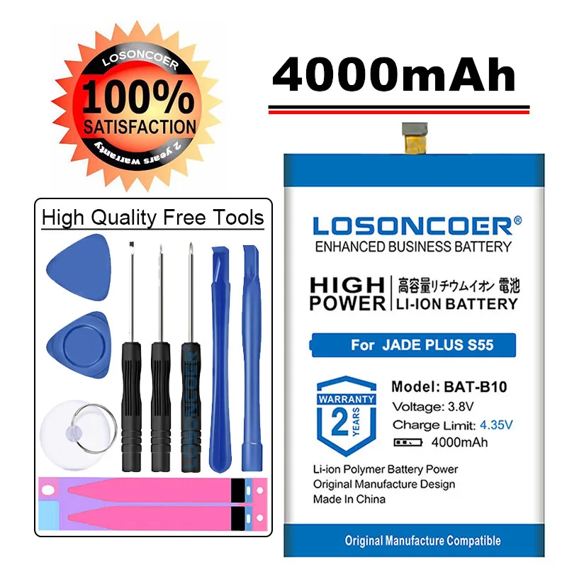 0 Cycle 100% New LOSONCOER 4000mAh BAT-B10 Battery For Acer Liquid Jade S55 High Capacity Smart Phone Batteries~In Stock
0 Cycle 100% New LOSONCOER 4000mAh BAT-B10 Battery For Acer Liquid Jade S55 High Capacity Smart Phone Batteries~In Stock