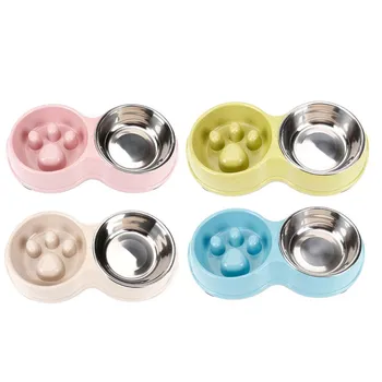Pets Feeder Dog Interactive Double Bowl Slow Eating Bloat Stop Food Plate Maze Puzzle Cat Anti Skid Dishes Tray Pet Accessories
Pets Feeder Dog Interactive Double Bowl Slow Eating Bloat Stop Food Plate Maze Puzzle Cat Anti Skid Dishes Tray Pet Accessories